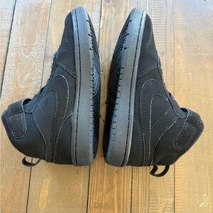 Nike Kids Black High-Top Athletic Sneakers